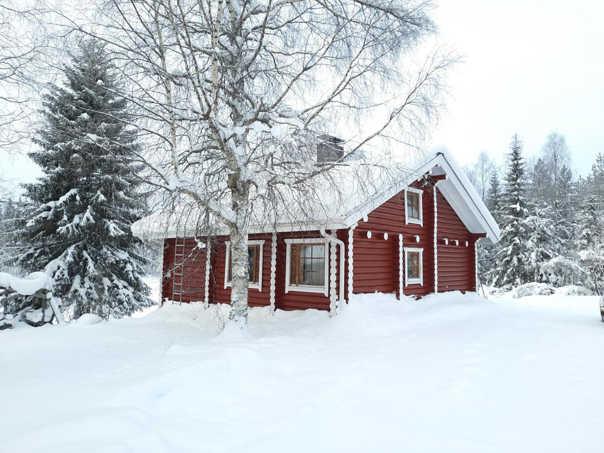 Lapin Villa Hiisi Joen Rannalla Ranua Exterior foto